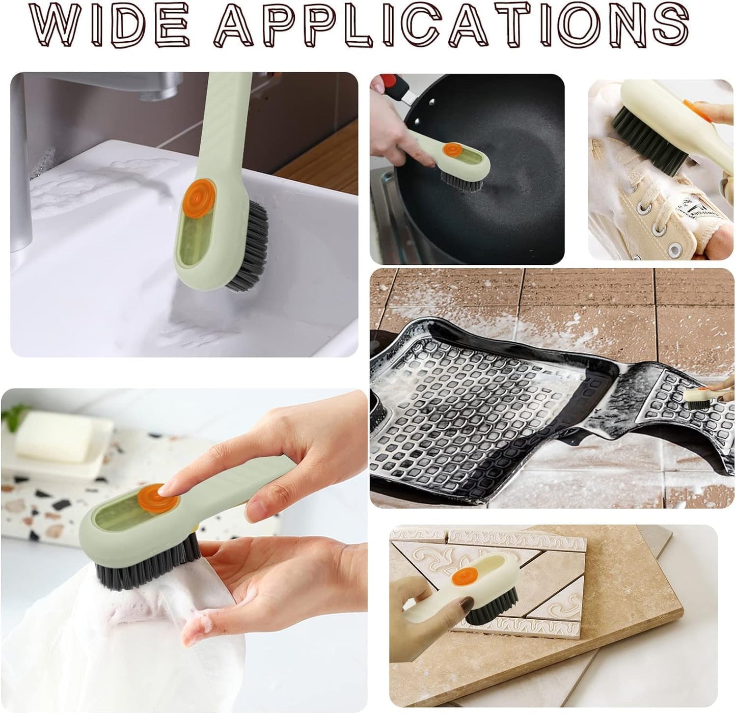 Premium Multifunctional Shoe Cleaning & Polishing Brush