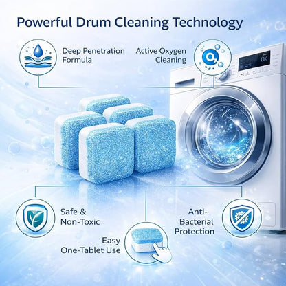 Washing Machine Cleaner Tablet  (12 Pieces)