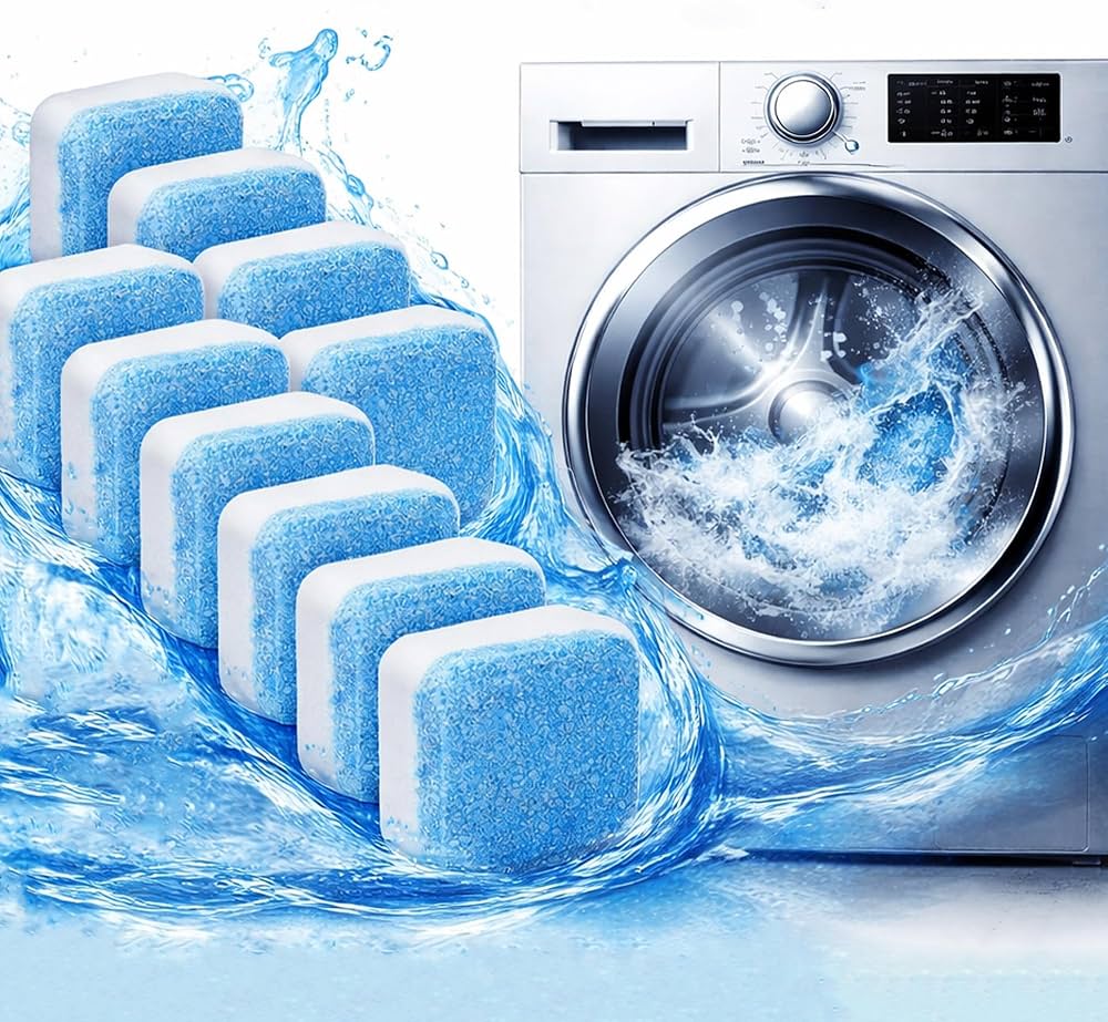 Washing Machine Cleaner Tablet  (12 Pieces)