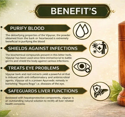 Ayurvedic Sugar Balance Wood Cup: Authentic Vijaysar Wooden Glass