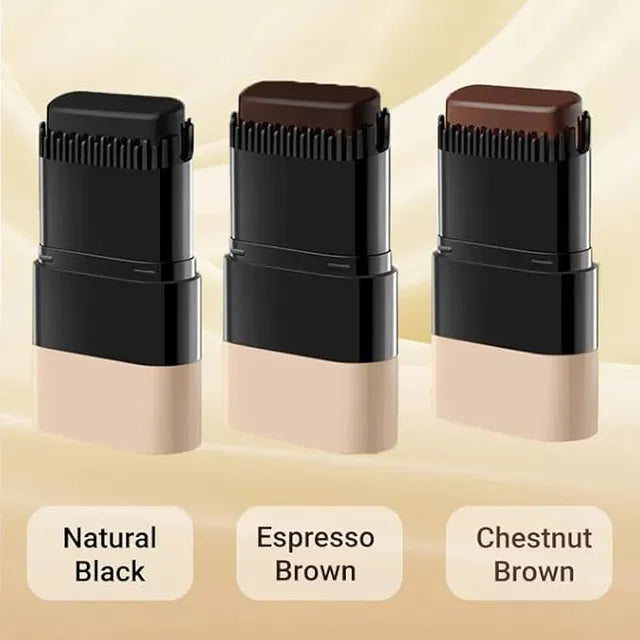 KOREAN 2-in-1 pack of Instant Hair Dye Stick with Built-in Comb, Gray Hair Dye